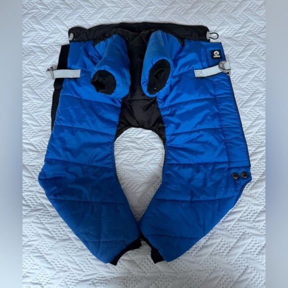 Duomm Dog Snowsuit Royal Blue Black Small Breeds XL 13-15 Pound Pup - Picture 7 of 10